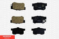 2007 honda accord rear brake pads